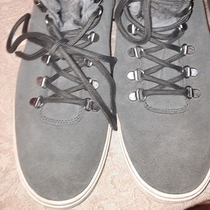Mens Marc Fisher Gray Boots Size 8.5
